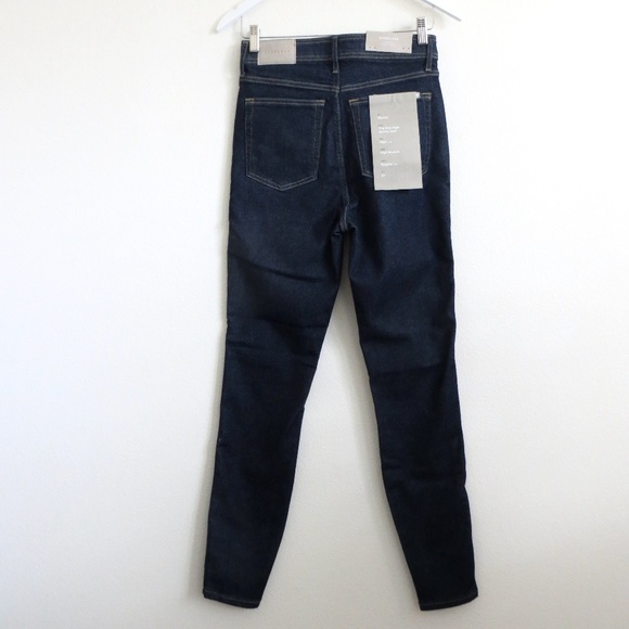 NEW! Everlane The Way High Skinny Jean Dark Indigo SZ 27 Regular - Picture 9 of 14